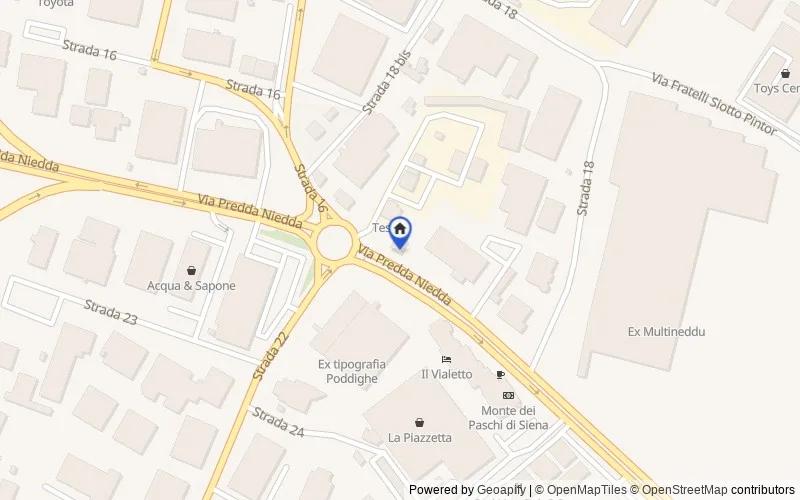 Mappa della zona: Via Predda Niedda, Snc, 07100 Sassari SS, Italia, 07100, Sassari, Sassari