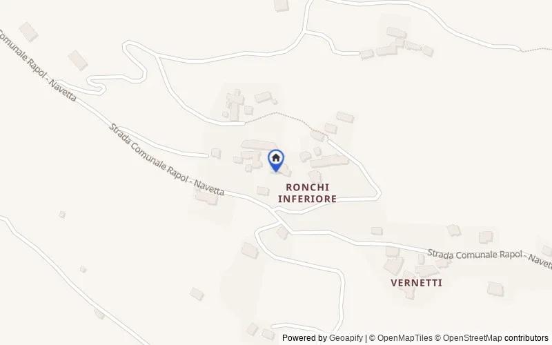 Mappa della zona: 10082 Ronchi Inferiore TO, Italia, Cuorgnè, Torino