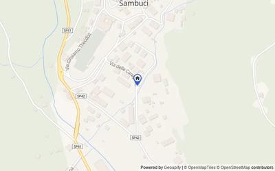 Mappa della zona: Via delle Canapine n. 16, 00020, Sambuci, Roma