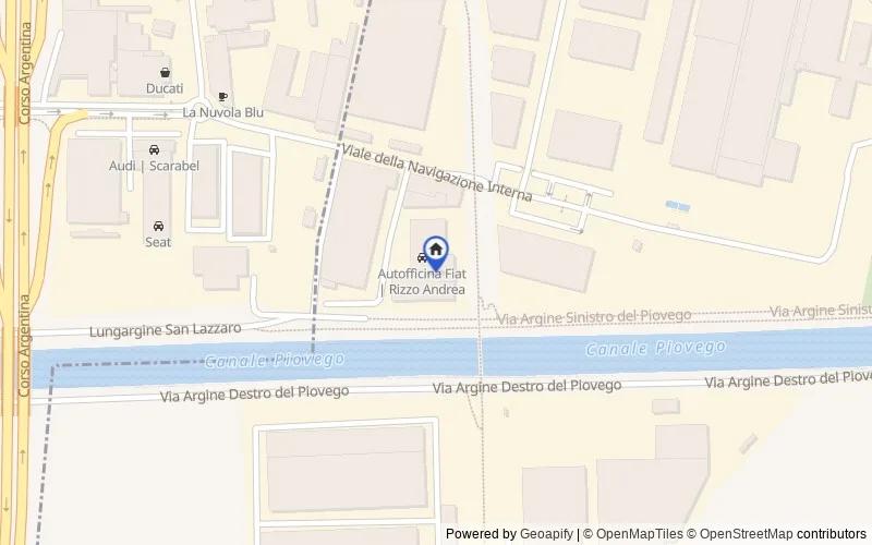 Mapa de la zona: Viale Navigazione Interna 82, 35027, Noventa Padovana, Padova