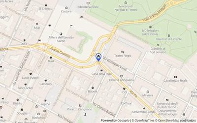 Mappa della zona: 10100, Torino, Torino