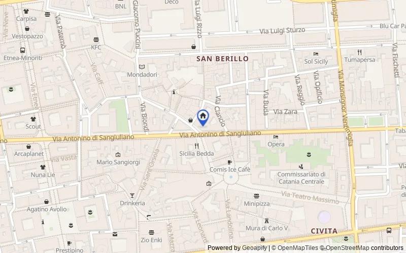 Mappa della zona: Via Coppola, 4, 95131 Catania CT, Italia, 95131, Catania, Catania