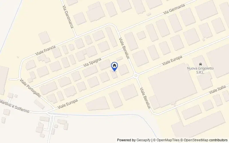 Map of the area: Viale Europa, 20, 35020 Ponte San Nicolò PD, Italia, 35020, Ponte San Nicolò, Padova
