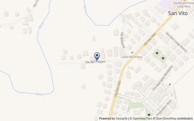 Mappa della zona: Via del Pioppo, 47822 San Vito RN, Italia, Santarcangelo di Romagna, Rimini