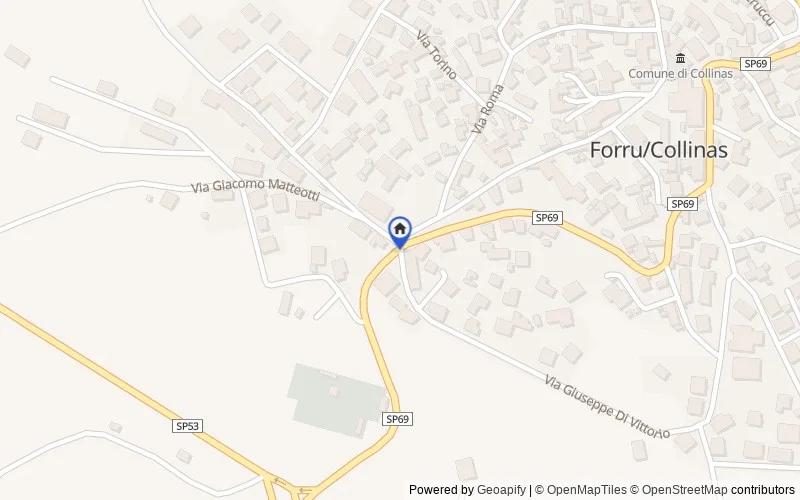 Mappa della zona: 09020 Collinas SU, Italia, 09020, Collinas, Sud Sardegna