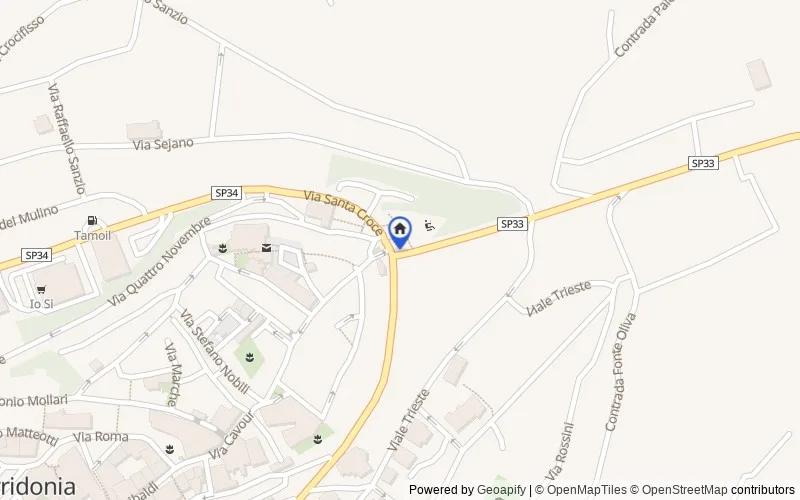 Mappa della zona: viale lotto piano 1, 62010, Corridonia, Macerata