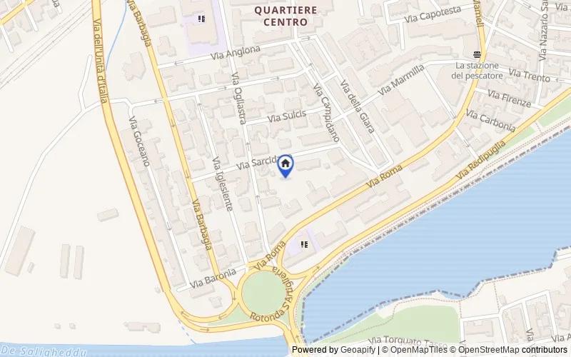 Karte der Umgebung: Via Sarcidano, 7, 07026, Olbia, Sassari