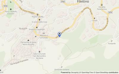 Mappa della zona: via Arquati 22, 03010, Filettino, Frosinone