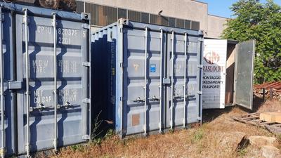(Lotto n.43) - Container in metallo matricola 820480 5 anno 2008, portata 28.295 Kg, dimensioni 602x244x260 cm circa. 