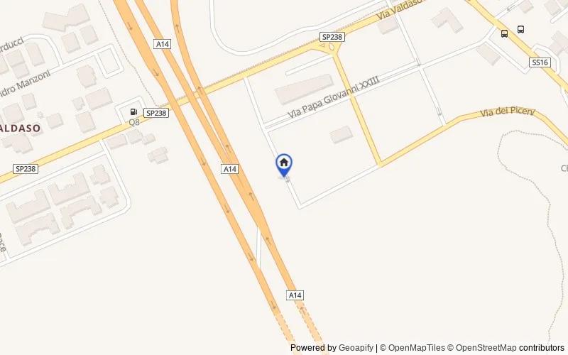 Mappa della zona: Via Giuseppe Verdi, 63827 Pedaso FM, Italia, 63827, Pedaso, Fermo