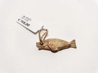 (Lotto n.1824) un ciondolo in oro giallo 18 kt a forma...