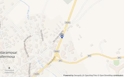 Mappa della zona: VALLERMOSA, 09010, Vallermosa, Sud Sardegna