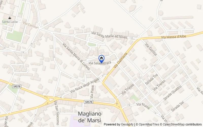 Mappa della zona: Via Salamitrara, 67062, Magliano de' Marsi, L'Aquila