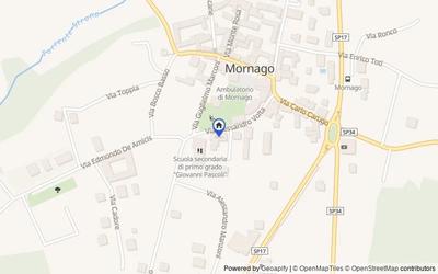 Mappa della zona: Via Alessandro Volta, 3, 21020 Mornago VA, Italia, Mornago, Varese