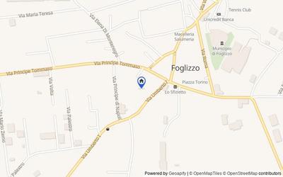Mappa della zona: Via Umberto I, 10090 Foglizzo TO, Italia, Foglizzo, Torino