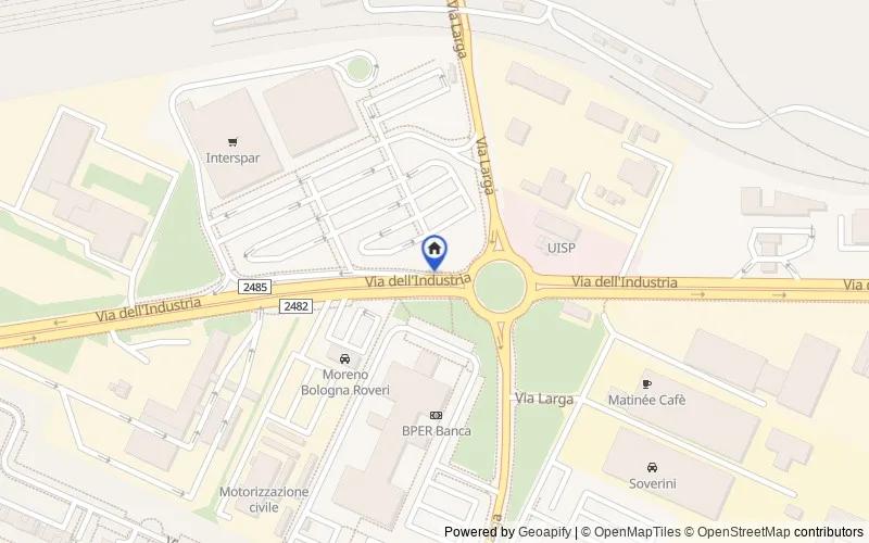 Mappa della zona: Via dell'Industria, 16, 40138 Bologna BO, Italia, 40138, Bologna, Bologna