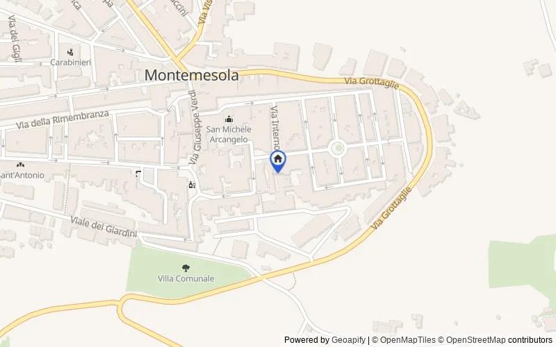 区域地图：Via Vittorio Emanuele, 20, 74020 Montemesola TA, Italia, Montemesola, Taranto