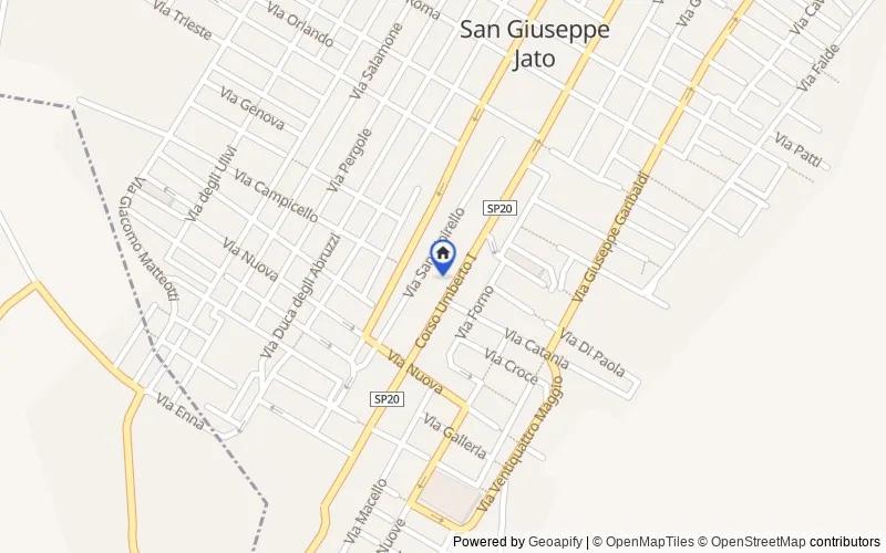 Mappa della zona: Corso Umberto I, 333, 90048 San Giuseppe Jato PA, Italia, 90048, San Giuseppe Jato, Palermo