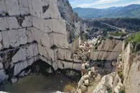 Cava dismessa situata nel Comune di Custonici (TP), in...