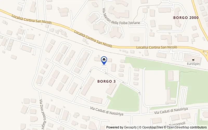 Map of the area: Via Carlo Urbani, 13, 60044 Fabriano AN, Italia, Fabriano, Ancona