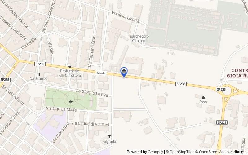 Mappa della zona: Via Gioia, 70029, Santeramo in Colle, Bari