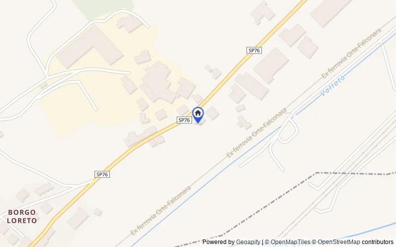 Mappa della zona: Via Clementina Borgo Loreto, 74, 60031 Del Borgo AN, Italia, Castelplanio, Ancona