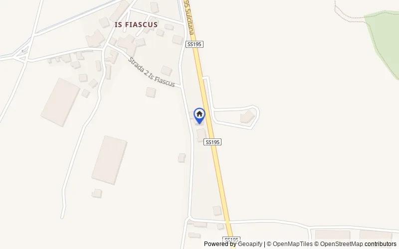 Mappa della zona: km 88,8 della S.S. 195 Sulcitana - Loc. Villarios, 09010, Giba, Sud Sardegna