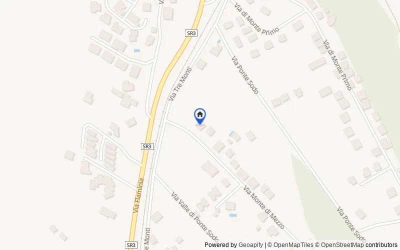 Mappa della zona: Via Monte di Mezzo, 3, 00060 Riano RM, Italia, 00060, Riano, Roma