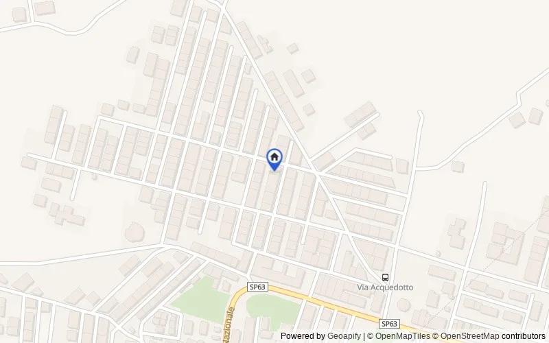 Map of the area: Via Martiri di Marzabotto, 18, 88842, Cutro, Crotone
