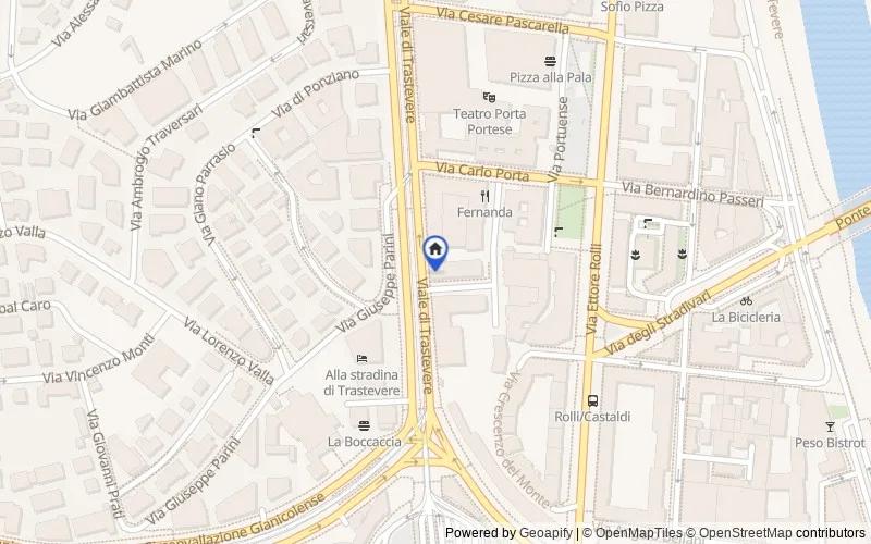 Karte der Umgebung: Viale di Trastevere nn. 283-285, 00153, Roma, Roma