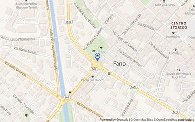 Mappa della zona: FANO , 61032, Pesaro, Pesaro e Urbino