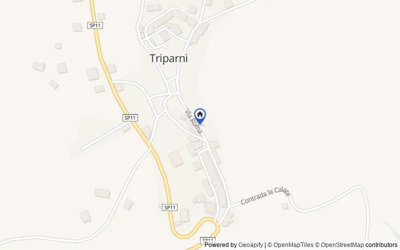 Carte du secteur : Frazione Triparni, Via Roma, 34, 89900, Vibo Valentia, Vibo Valentia