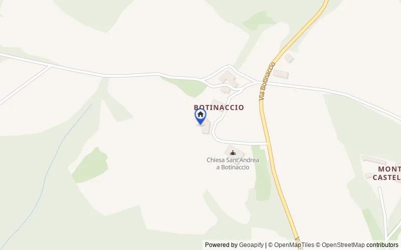 Map of the area: 50025 Botinaccio FI, Italia, Montespertoli, Firenze