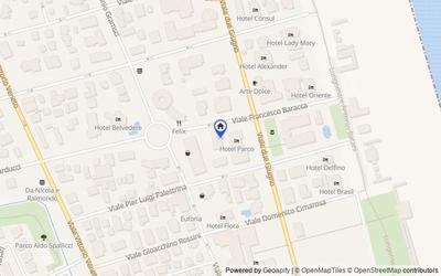 Mappa della zona: Milano Marittima, Viale Francesco Baracca, 4, 48015, Cervia, Ravenna