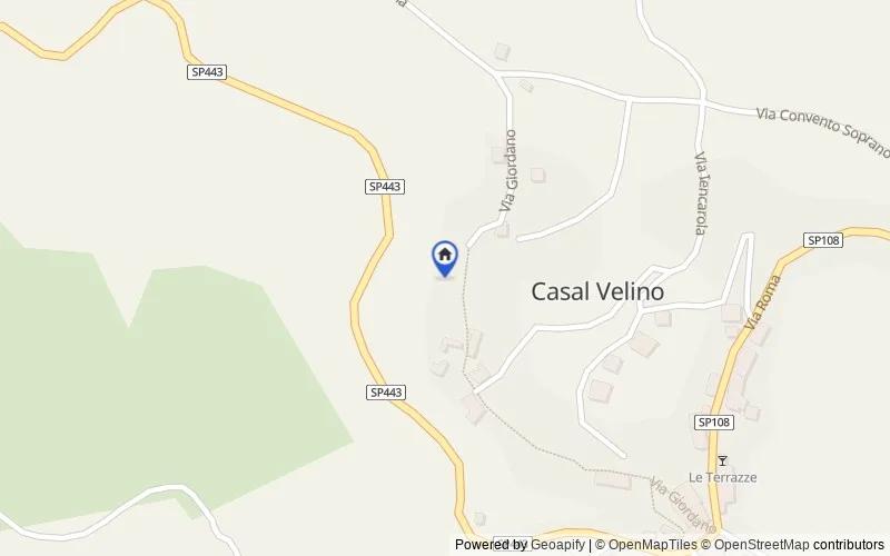 Mapa de la zona: Via Giovanni Giordano, 93, 84040 Casal Velino SA, Italia, Casal Velino, Salerno