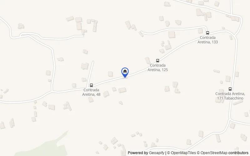 Map of the area: via Strada Contrada Aretina, snc, 89131, Reggio di Calabria, Reggio di Calabria