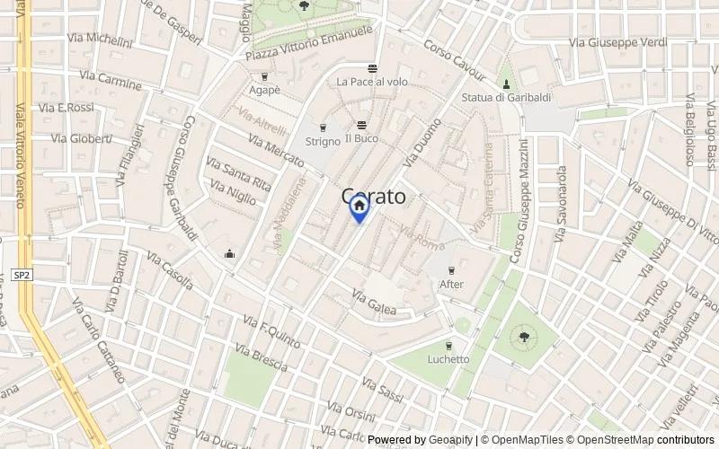 Mappa della zona: Via de Mattis, 7, 70033 Corato BA, Italia, Corato, Bari