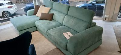 - DIVANO A TRE POSTI CON CHAISE LOUNGE IN TESSUTO -LE...