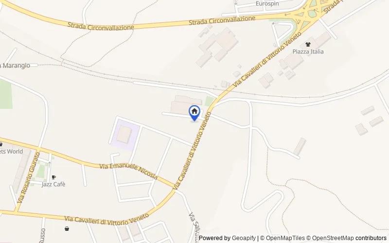 Map of the area: Via Cavalieri di Vittorio Veneto  7, 97019, Vittoria, Ragusa