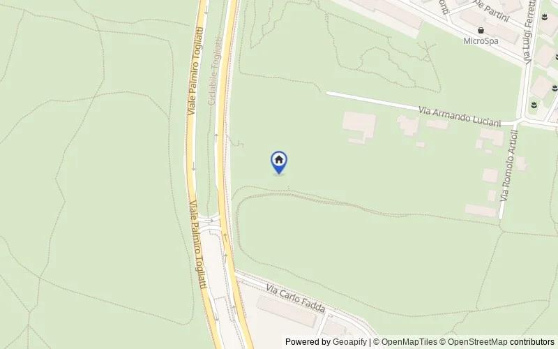 Map of the area: Viale Palmiro Togliatti 286, 00169, Roma, Roma