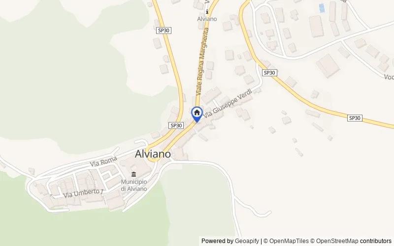 Map of the area: Via Garibaldi n. 22, 05020, Alviano, Terni