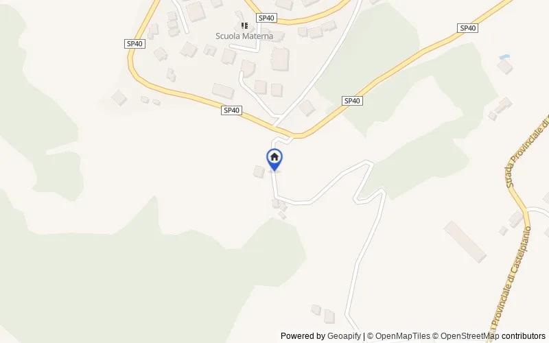 Mapa de la zona: Contrada S.Giovanni, 60030 Rosora AN, Italia, 60030, Rosora, Ancona