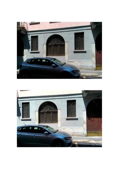 negozio a piano terra fronte strada ,superficie commerciale di 70,88 mq, privo di vetrina, con accesso da una porta interna sita all’interno del disimpegno scale; costituito da un locale a piano terra comunicante con il piano interrato, dove sono presenti due vani comunicanti tra loro, un ripostiglio, un servizio igienico cieco ed un vano doccia.
