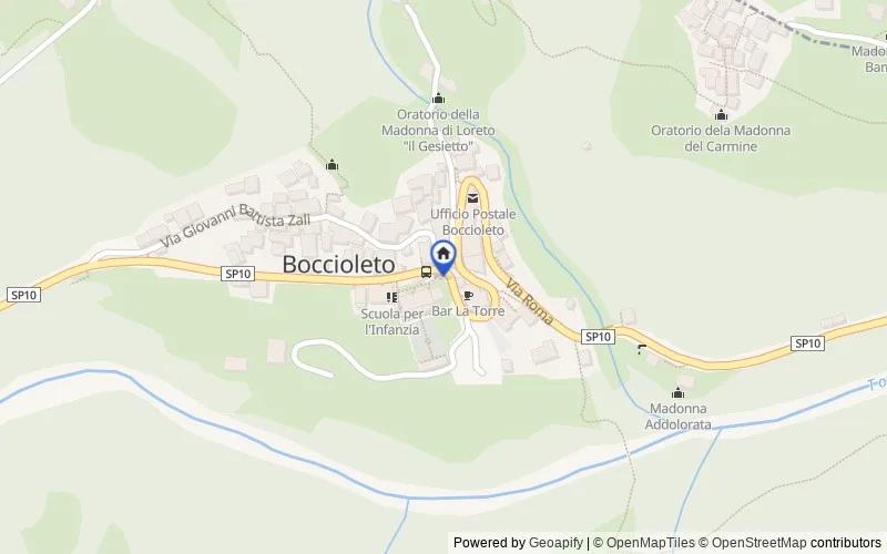 Mappa della zona: Boccioleto, 13022, Boccioleto, Vercelli