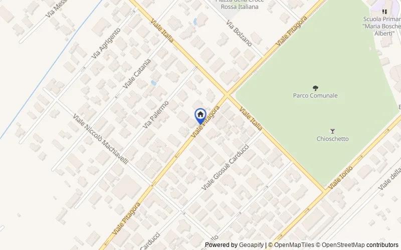 Map of the area: Viale Pitagora, Marina di Ginosa TA, Italia, Ginosa, Taranto