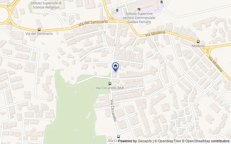 Carte du secteur : Via Ciccarello, 27, 89133, Reggio di Calabria, Reggio di Calabria