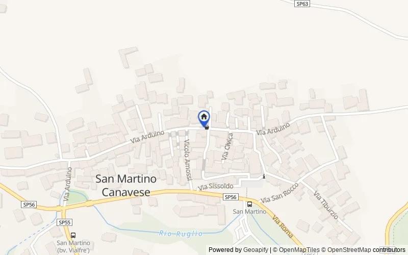 Mappa della zona: Via Arduino, 27, 10010 San Martino Canavese TO, Italia, San Martino Canavese, Torino