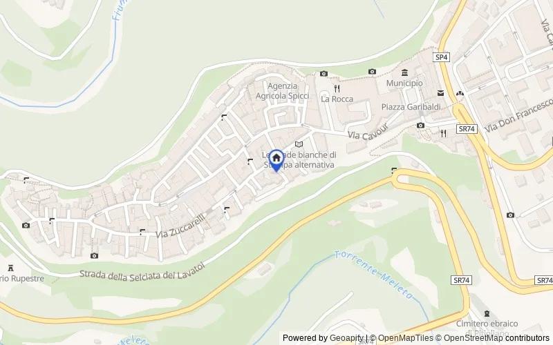 Carte du secteur : Vicolo Riforme, 5, 58017 Pitigliano GR, Italia, 58017, Pitigliano, Grosseto