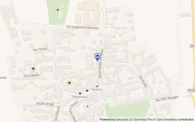 Mappa della zona: Via Principe Amedeo, 33, 12030 Scarnafigi CN, Italia, Cuneo