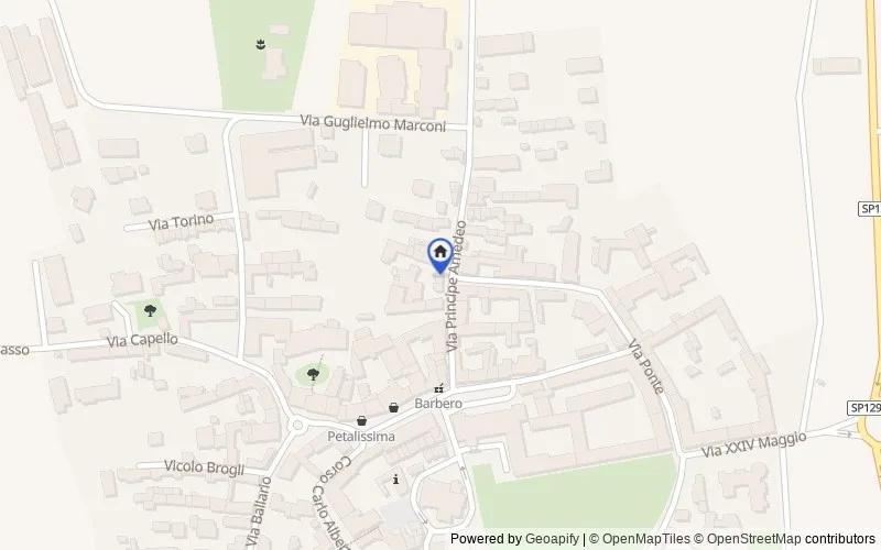 Map of the area: Via Principe Amedeo, 33, 12030 Scarnafigi CN, Italia, Cuneo